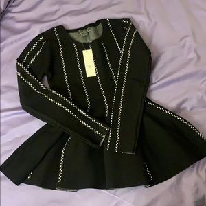 Brand new elegant feminine peplum top